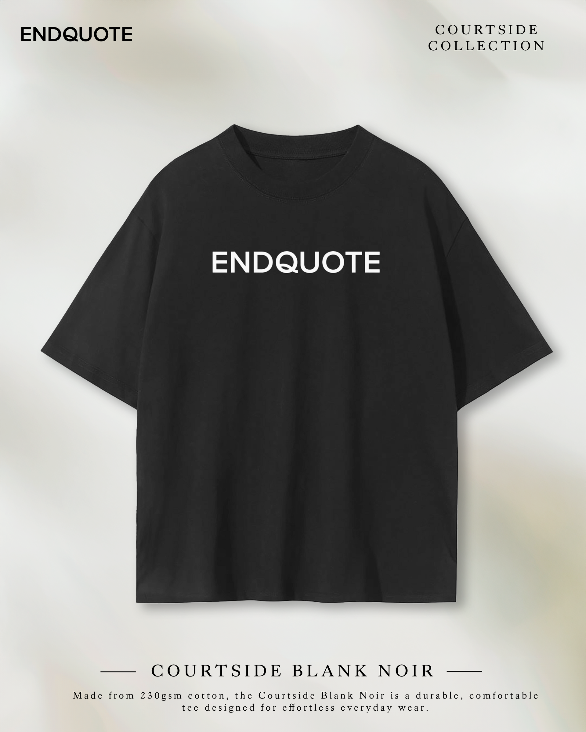 Courtside Blank Noir