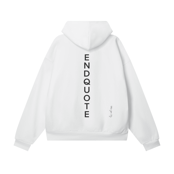 Narrative Blanc Hoodie